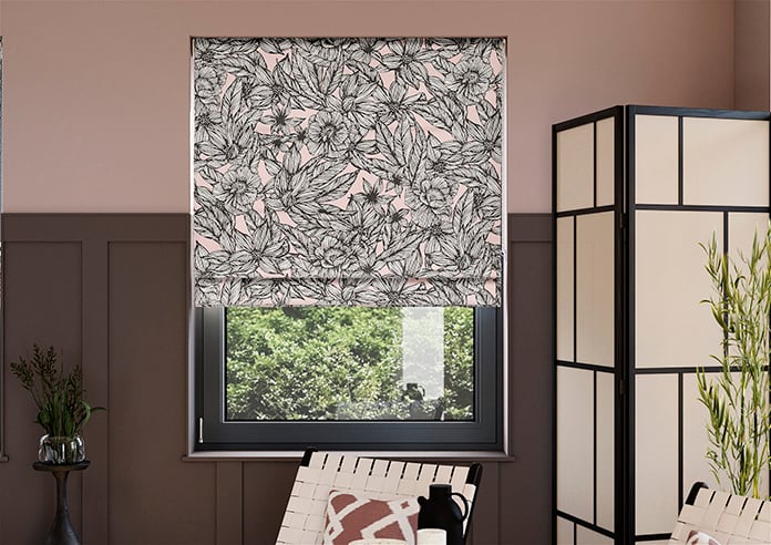 Ted Baker Velvet Vietnam, Pink - Roman Blind - Image 3
